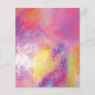 Prospectus 11,4 Cm X 14,2 Cm Abstrait