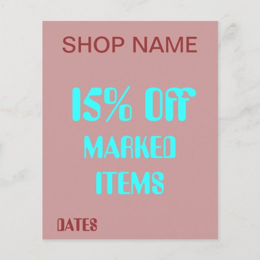 Prospectus 11,4 Cm X 14,2 Cm Acheter Vente d'ouverture> Circulaire (Dos)