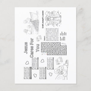 Prospectus 11,4 Cm X 14,2 Cm Activités bibliques Imprimable pour laminer comme 
