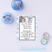 Prospectus 11,4 Cm X 14,2 Cm Adoption d'animaux de Noël (Simple)