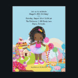 Prospectus 11,4 Cm X 14,2 Cm African American Candy Land Fête d'anniversaire<br><div class="desc">Afro-américaine tresses tutu fille bonbons invitation à la fête d'anniversaire avec une influence rose personnalisable à votre événement spécifique. Les enveloppes ne sont pas incluses. Pour des invitations plus épaisses avec enveloppes incluses et des produits correspondants sur le même thème,  veuillez consulter la collection ci-dessous.</div>