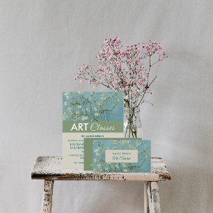 Prospectus 11,4 Cm X 14,2 Cm Almond Blossoms By Vincent Van Gogh, Art Classes