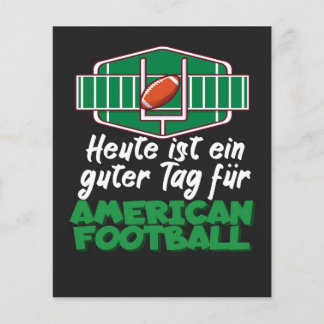 Prospectus 11,4 Cm X 14,2 Cm American Football