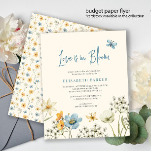 Prospectus 11,4 Cm X 14,2 Cm Amour budget en fleur nuptiale invitation à la dou