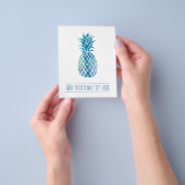 Prospectus 11,4 Cm X 14,2 Cm ananas bleu (main)