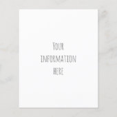 Prospectus 11,4 Cm X 14,2 Cm ananas tropical aquarelle (Dos)