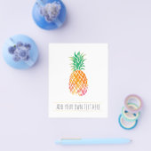 Prospectus 11,4 Cm X 14,2 Cm ananas tropical aquarelle (Simple)