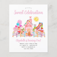 Anniversaire de enfant Candyland de fête douce à b