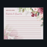 Prospectus 11,4 Cm X 14,2 Cm Aquarelle Fleur Mariage Carte conseil douche<br><div class="desc">Ajoutez vos informations et pour une personnalisation plus poussée,  cliquez sur le lien "cliquez pour customiser plus loin". ~ Vérifier la collection pour les jeux,  les invitations,  les signes et plus ~</div>