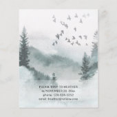 Prospectus 11,4 Cm X 14,2 Cm Arbre d'hiver Budget Russe Fête (Dos)