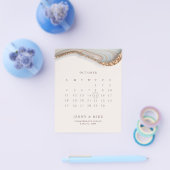 Prospectus 11,4 Cm X 14,2 Cm Arche du calendrier de marbre BUDGET Enregistrer l (Simple)