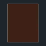 Prospectus 11,4 Cm X 14,2 Cm Arrière - plan de couleur Brown profonde et riche<br><div class="desc">Ce produit sur mesure et élégant dans une riche couleur chocolat profond arrière - plan pour vous-même ou comme un cadeau sûr de faire une impression en toutes occasions. Cliquez sur le bouton "Customisez-le !" pour afficher les outils permettant de customiser ce produit si vous souhaitez utiliser un éditeur de...</div>