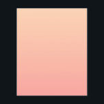 Prospectus 11,4 Cm X 14,2 Cm Arrière - plan de dégradé de plage<br><div class="desc">Pêche pure et arrière - plan dégradé rose.</div>