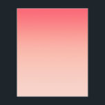 Prospectus 11,4 Cm X 14,2 Cm Arrière - plan de dégradé rose et pêche<br><div class="desc">Un dégradé de couleurs rose et pêche.</div>