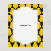 Prospectus 11,4 Cm X 14,2 Cm Art déco jaune (Dos)