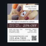 Prospectus 11,4 Cm X 14,2 Cm Art Nail, Technicien Nail, Salon Nail Publicité<br><div class="desc">Art Nail,  Technicien Nail,  Salon Nail Flyers Publicitaires Par Le Magasin Carte de visite.</div>