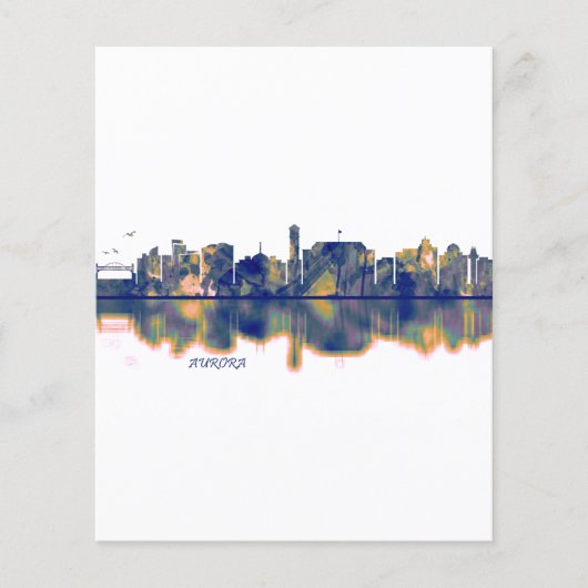 Prospectus 11,4 Cm X 14,2 Cm Aurora Skyline (Devant)