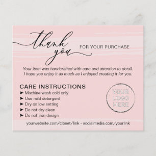 Prospectus 11,4 Cm X 14,2 Cm Baby Pink Simple Small Business Tips Instructions