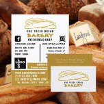 Prospectus 11,4 Cm X 14,2 Cm Baguettes fraîches, Boulangeries, Boulangerie Publ<br><div class="desc">Baguettes Fraîches,  Boulangeries,  Boulangerie Flyers Publicitaires Au Magasin Carte de visite.</div>