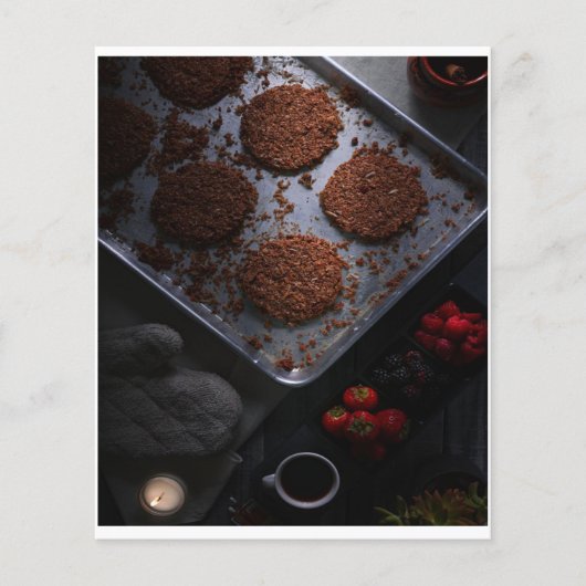 Prospectus 11,4 Cm X 14,2 Cm Baking Un peu de chocolat Cookies (Devant)