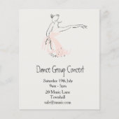 Prospectus 11,4 Cm X 14,2 Cm Ballet ou danse moderne (Devant)