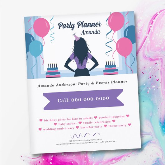 Prospectus 11,4 Cm X 14,2 Cm Balloons & Twists - Party Planner