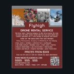 Prospectus 11,4 Cm X 14,2 Cm Bannière Collage de drones, société de location de<br><div class="desc">Bannière De Collage De Drone,  Compagnie De Location De Drone Flyers Publicitaires Par Le Magasin Carte de visite.</div>