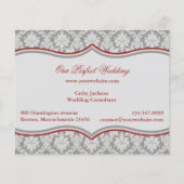 Prospectus 11,4 Cm X 14,2 Cm Bannière Damask (Devant)