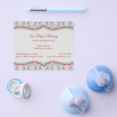 Prospectus 11,4 Cm X 14,2 Cm Bannière Damask (Simple)