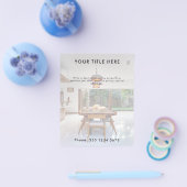 Prospectus 11,4 Cm X 14,2 Cm Bannière photo et texte promotionnels (Simple)