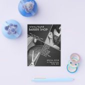 Prospectus 11,4 Cm X 14,2 Cm Barbier géométrique moderne (Simple)