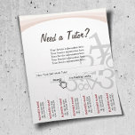 Prospectus 11,4 Cm X 14,2 Cm Barre de recherche professionnelle Math Tutor Flye<br><div class="desc">Flyers Tutor Math Math Barre de Recherche Professionnelle.</div>