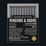 Prospectus 11,4 Cm X 14,2 Cm Bars & Shutters, Fenêtres & Portes Fitter Company<br><div class="desc">Bars & Shutters,  Fenêtre & Porte Fitter Company Publicité Flyer par The Carte de visite Store.</div>