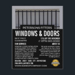 Prospectus 11,4 Cm X 14,2 Cm Bars & Shutters, Fenêtres & Portes Fitter Company<br><div class="desc">Bars & Shutters,  Fenêtre & Porte Fitter Company Publicité Flyer par The Carte de visite Store.</div>