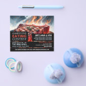 Prospectus 11,4 Cm X 14,2 Cm BBQ Steak - Concours Concours Concours Concurrenti (Simple)