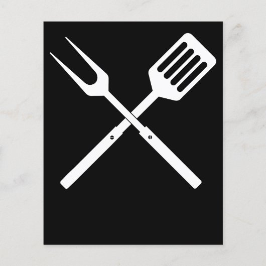 Prospectus 11,4 Cm X 14,2 Cm BBQ | Ustensiles barbecue nouveauté Outils barbecu (Devant)