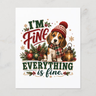 Prospectus 11,4 Cm X 14,2 Cm Beagle Fine Tout Va Bien