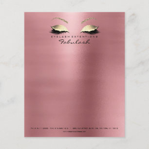 Prospectus 11,4 Cm X 14,2 Cm Beauté Red Bean Lashes Maquillage Esthétique sourc