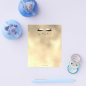 Prospectus 11,4 Cm X 14,2 Cm Beauté Studio Champaigne Maquilleuse Cils (Simple)