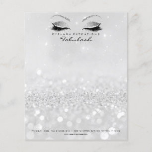 Prospectus 11,4 Cm X 14,2 Cm Beauty Studio Lashes Maquillage Styliste Silver Gr