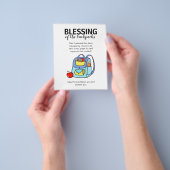 Prospectus 11,4 Cm X 14,2 Cm Bénédiction des cartables  (main)