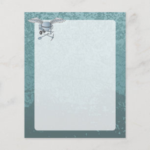 Prospectus 11,4 Cm X 14,2 Cm Bétonnière bleu-gris