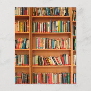 Prospectus 11,4 Cm X 14,2 Cm Bibliothèque Livres Librairie Vêtements de livres 