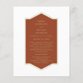 Prospectus 11,4 Cm X 14,2 Cm Bilingue Espagnol Boda Mariage Budget (Dos)