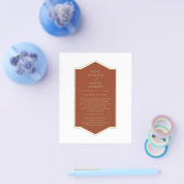 Prospectus 11,4 Cm X 14,2 Cm Bilingue Espagnol Boda Mariage Budget (Simple)