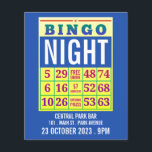 Prospectus 11,4 Cm X 14,2 Cm Bingo Card, Bingo Night Publicité<br><div class="desc">Carte De Bingo,  Flyers De Publicité De Bingo Night Par Le Magasin Carte de visite.</div>