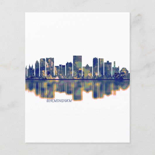 Prospectus 11,4 Cm X 14,2 Cm Birmingham Skyline (Devant)