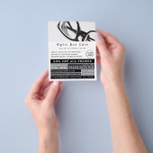 Prospectus 11,4 Cm X 14,2 Cm Black Frames, Optician, Technical Practitioner (main)