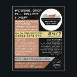Prospectus 11,4 Cm X 14,2 Cm Black Rubbish Skip, Skip/Dumster Company<br><div class="desc">Black Rubbish Skip,  Skip/Dumpster Company Annonces Publicitaires Par Le Magasin Carte de visite.</div>