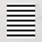 Prospectus 11,4 Cm X 14,2 Cm Black & White Stripe - Baby Girl - Scramble (Dos)